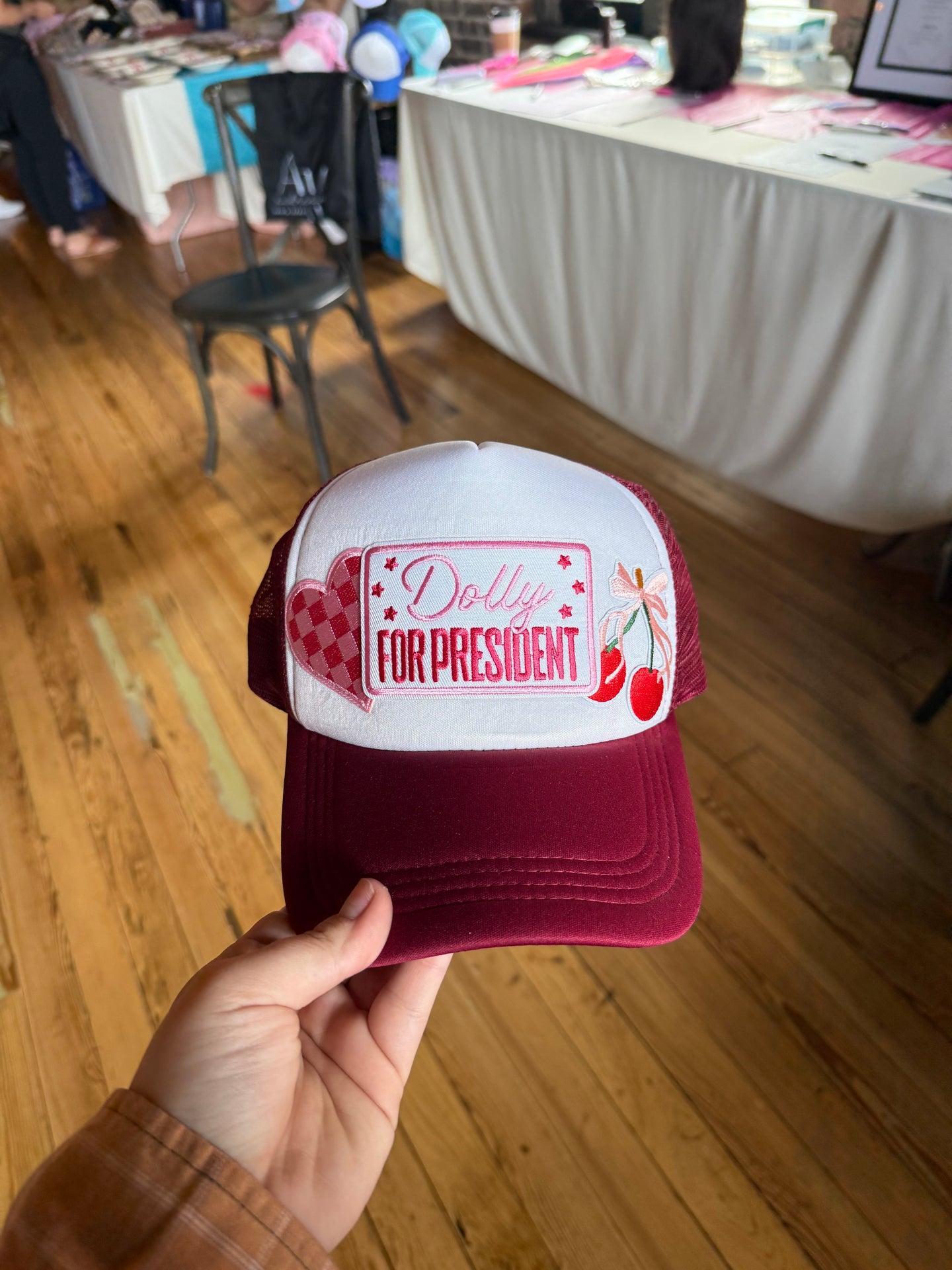 Dolly For President Trucker Hat