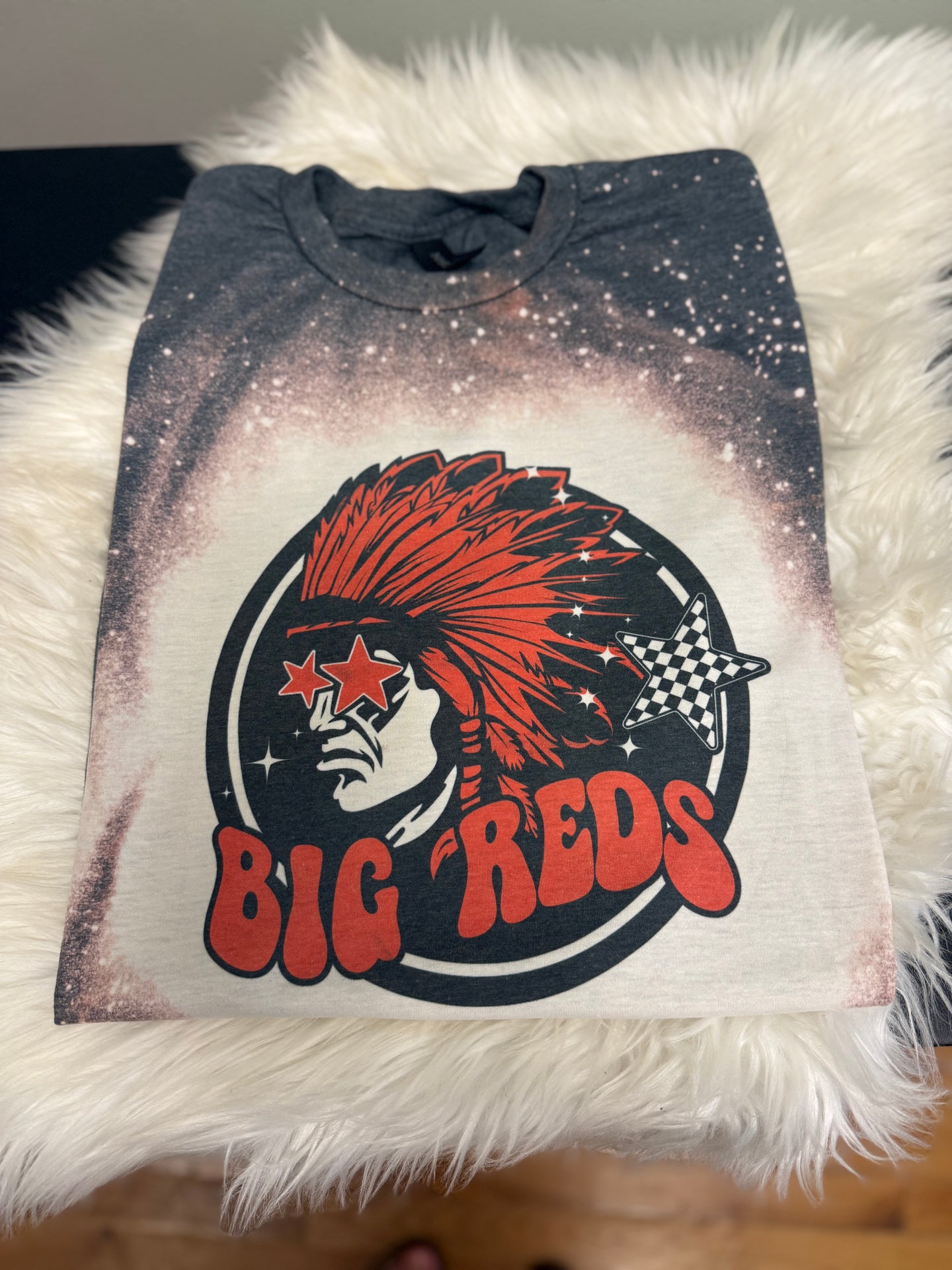 Big Reds Indian Bleached Tee