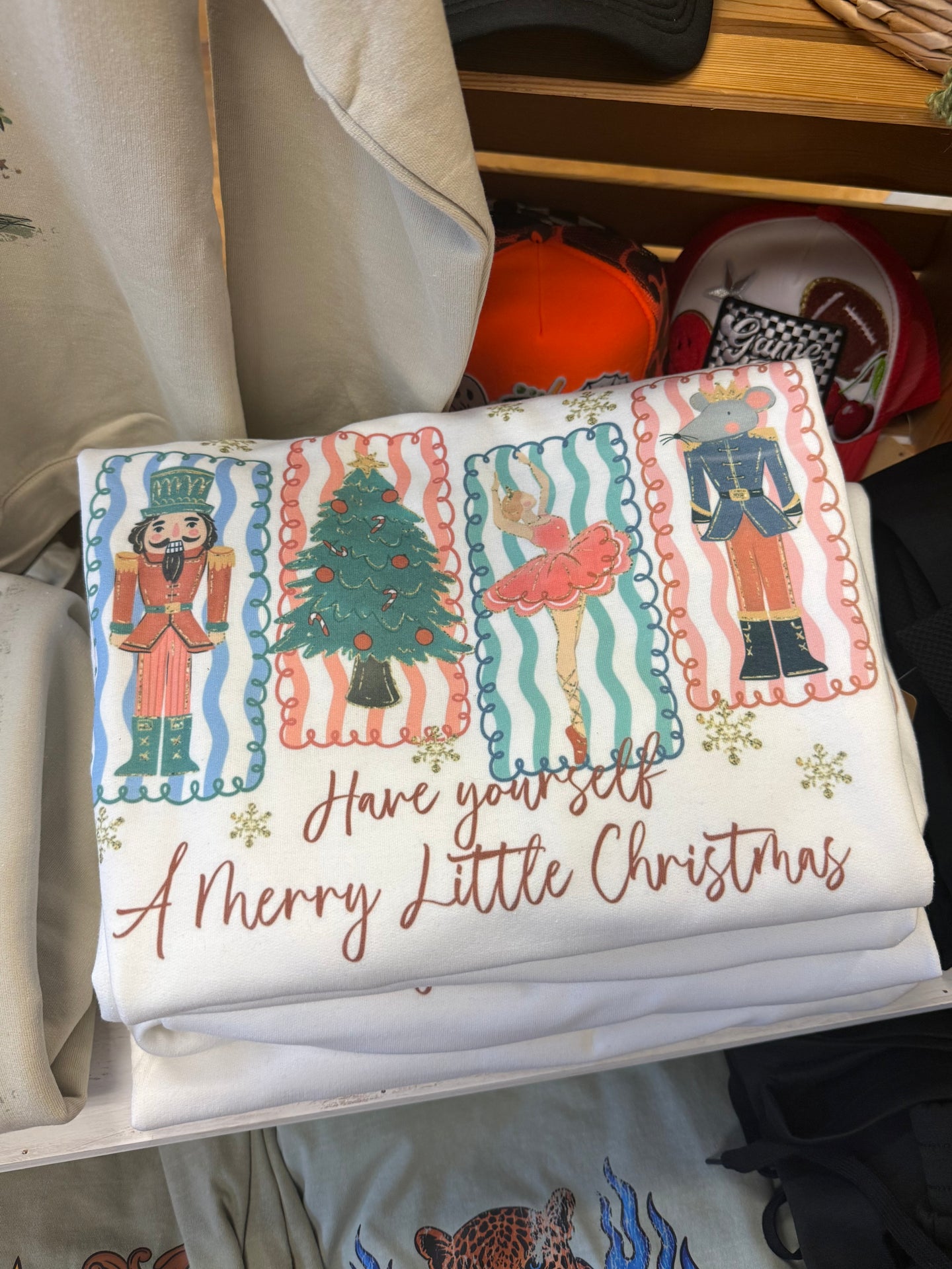 Have Yourself A Merry Little Christmas Crew- White