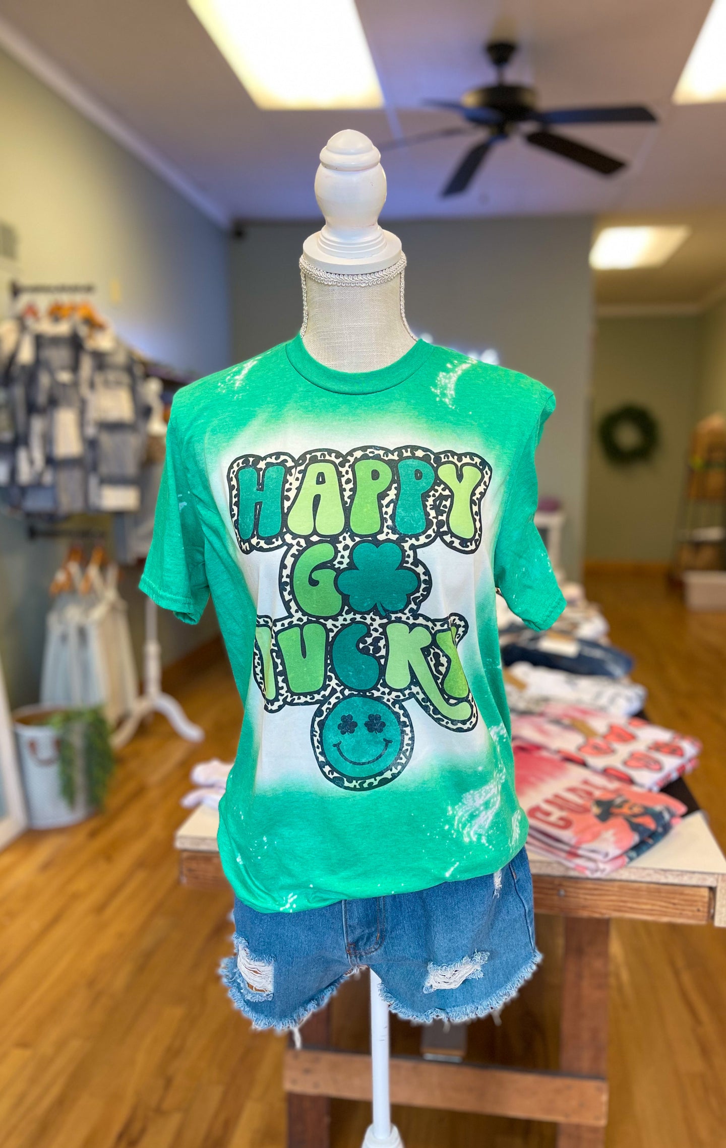 Happy Go Lucky St Pattys Day Tee